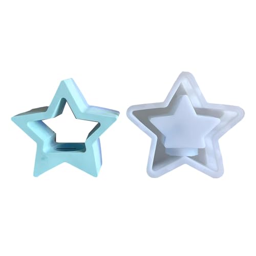 Kreative Sternförmige Dekore Form Flexible Silikonhandwerksform In Sternform Für Zarte Kerzenhalter Geschenke Silikonkerzenhalterform Form Kreative Sternförmige Dekore Form Flexible Silikonhandwerksform In Sternform Für Zarte Kerzenhalter Geschenke Silikonkerzenhalterform Form von SELVFZ