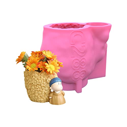 Künstler Gypsum Blumentopf Silikonharzform Epoxidharz Gussform Schimmel Sukkulente Vase Zementform Kerzenhalter Form Form Künstler Gypsum Blumentopf Silikonharzform Epoxidharz Gussform Schimmel Sukkulente Vase Zementform Kerzenhalter Form Form von SELVFZ