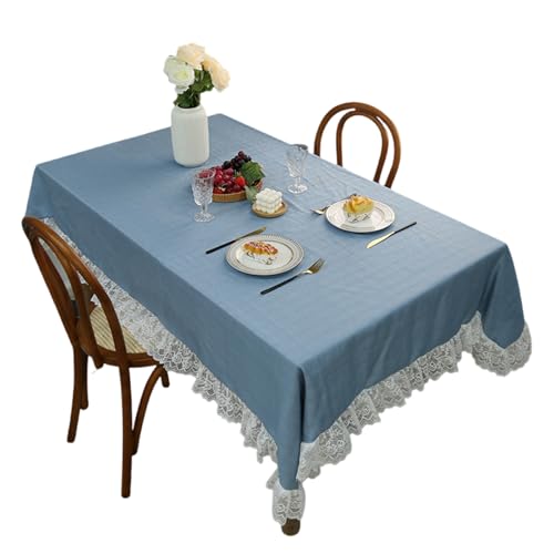 Künstlerische Blumen Tischdecke Verschüttete Resistente Maschine Waschbarer Polyester Für Esszimmer Küche Party Dekorative Tischdecke von SELVFZ