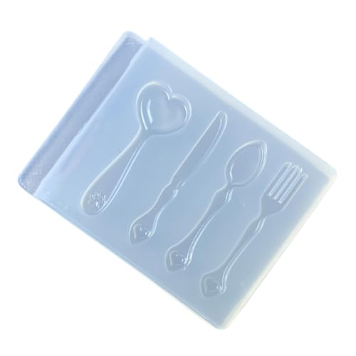 Lebensmittelqualität Silikonform Für Harz Crafting Eleganter Löffel Und Gabelformhandwerksform Dekoratives Accessoires Löffel Und Gabelharzgussform von SELVFZ