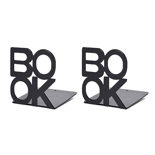 Metal Bookends Bücher Halterbuch Unterstützt Dekorativ von SELVFZ