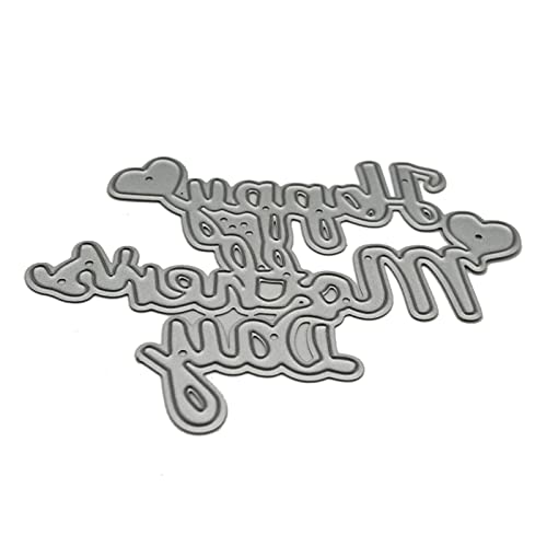 Metall Schneiden Stirbt Fröhliche Muttertagsbriefe Stanze Schnitte Für Karten Machen Scrapbooking Präge Fotoalbum Schablone BRÜFTION THEMPLATE von SELVFZ