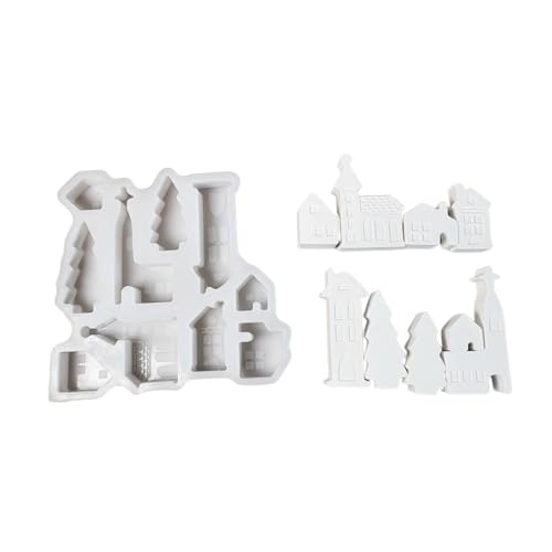 Multifauntales Silikonform Hausform Handgefertigtes Handwerksformen Silikonstextur Für Urlaubszeit Gegen Kerzenform Geeignet von SELVFZ