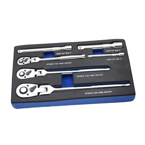 Multiple Zweck Ratcheting Schritte Set Flexible Kopfdesign Umfasst Wesentliche Werkzeug Für Die Fahrzeugmechaniker Rotatschlüssel Set Flexible Head Design. von SELVFZ