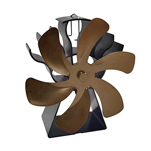 Neu Gestalteter Wärmeofenlüfter Größerer Luftstrom Wärmeofen 6-Blade Stille Effizient Für Holzblock Neu Gestalteter Wärmeofenlüfter Größerer Luftstrom Wärmeofen 6-Blade Stille Effizient Für Holzblock von SELVFZ