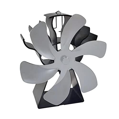 Neu Gestalteter Wärmeofenlüfter Größerer Luftstrom Wärmeofen 6-Blade Stille Effizient Für Holzblock Neu Gestalteter Wärmeofenlüfter Größerer Luftstrom Wärmeofen 6-Blade Stille Effizient Für Holzblock von SELVFZ