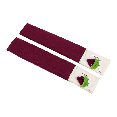 Nicht Schlupf Elastizitätswraps Protektor Für Mikrowellenofen Doppel Tür Kühlkochen Küchenutensilien Verhindern Kratzer 2PCS Home Appliance Accessoire von SELVFZ
