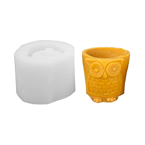 Owl Candlestick Kristall Epoxidharz Formstifthalter Kerzenhalter Zement Topf Pflanzer Silikonform Handwerksform Schimmel Owl Candlestick Kristall Epoxidharz Formstifthalter Kerzenhalter Zement Topf Pflanzer Silikonform Handwerksform Schimmel von SELVFZ