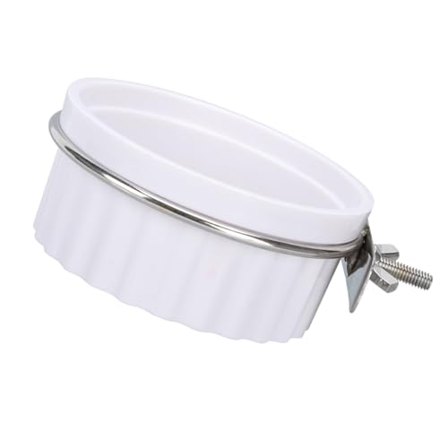 Parrot Food Bowl Klemme Coops Cup Vogel Käfig Wasser Für Sittiche Afrikanische Grautöne Conure Vogel Fütterungsschale Papageifahren Mit Klammern von SELVFZ