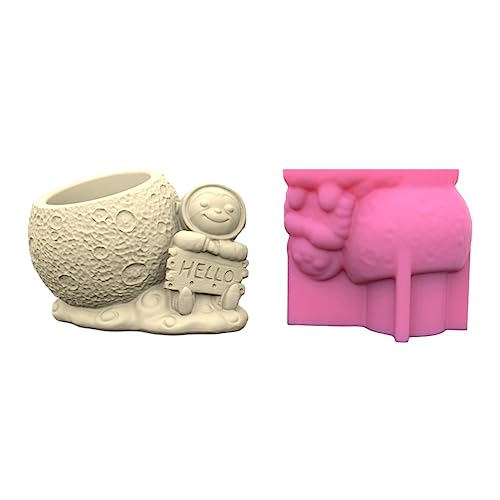 Pflanzer Vase Formen Sitzen Astronautförmige Zemente Form Pflanzer Vase Formen Sitzen Astronautförmige Zemente Form von SELVFZ