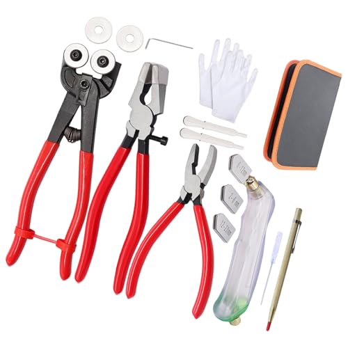 Professioneller 16 Stück Glas Schneidwerkzeugschneider Mit Sicherheitsgriff Perfekt Für Anfänger Und Experten Präzise Schneidwerkzeug von SELVFZ