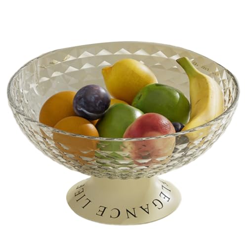 Runde Tisch Snacks Tablett Getrocknete Obstteller Süßigkeiten Obst Nussschale Schmuck Teller Teller Tees Tablett Einfache Ausstellungsschale von SELVFZ