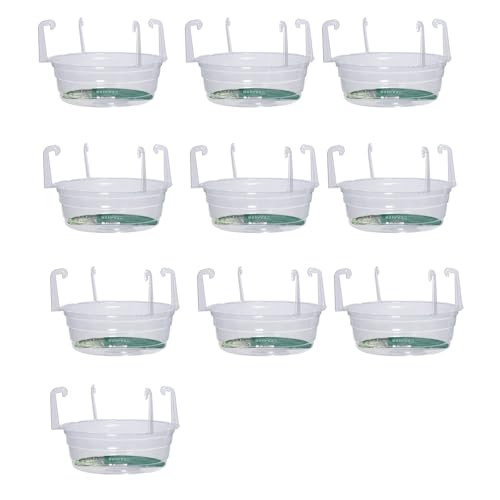 SELVFZ 10pcs Innen Freien Freien Freien Wasserfänger Hängen Tabletts Mit Antislip Basis Für Die Gartenlösung Von Töpfen von SELVFZ
