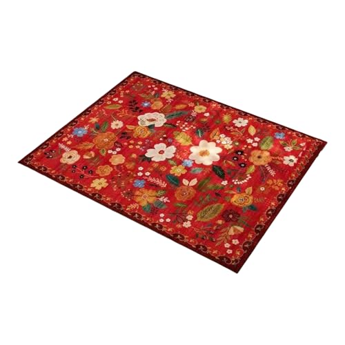 SELVFZ Bequeme Und Stilvolle Gegend Matte Nonslip Fläche Teppich Waschbarer Blumenboden Teppichmaschine Waschbar Teppich Letzte Farbe SELVFZ Bequeme Und Stilvolle Gegend Matte Nonslip Fläche Teppich Waschbarer Blumenboden Teppichmaschine Waschbar Teppich Letzte Farbe von SELVFZ