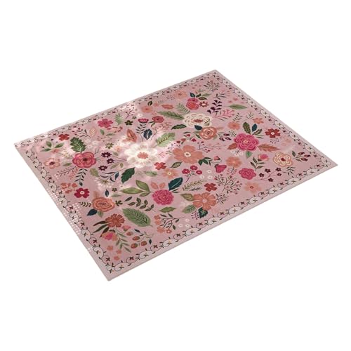 SELVFZ Bequeme Und Stilvolle Gegend Matte Nonslip Fläche Teppich Waschbarer Blumenboden Teppichmaschine Waschbar Teppich Letzte Farbe SELVFZ Bequeme Und Stilvolle Gegend Matte Nonslip Fläche Teppich Waschbarer Blumenboden Teppichmaschine Waschbar Teppich Letzte Farbe von SELVFZ