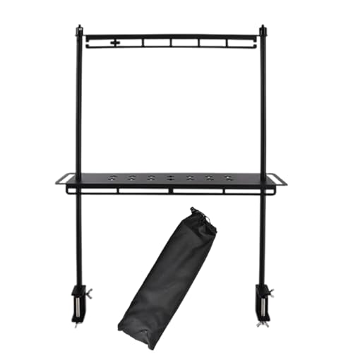 SELVFZ Camping Hänge Rack Anzug Freien Portables Tischregal Caffires Brennholz Rack Für Außenstrände Und Hinterhöfe von SELVFZ