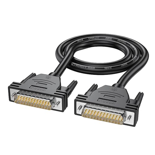 SELVFZ DB25 Männliche/weibliche Verlängerungskabel 25Pin Nickle Plattiersteckercord Kabel Für Druckercomputer von SELVFZ