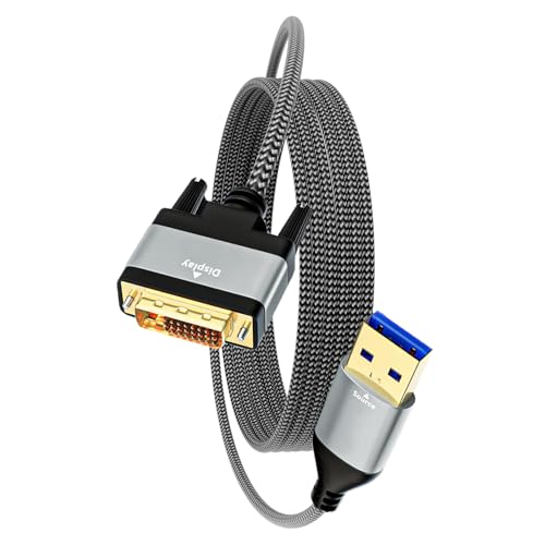 SELVFZ DVIS Steckverbinder USB3.0 Videokabel 5Gbit / S Datenübertragung 1920x1200 Für PC Laptop von SELVFZ