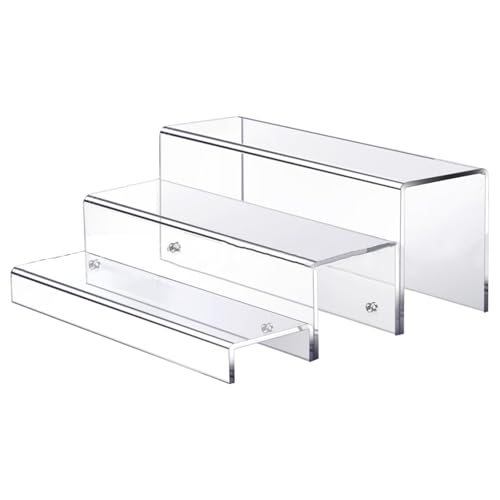 SELVFZ Elegantes 3 Stufige Weinflaschenregal Robustes Acryl Tragbares Modeaccessoire Für Home Entertainment and Decoration von SELVFZ