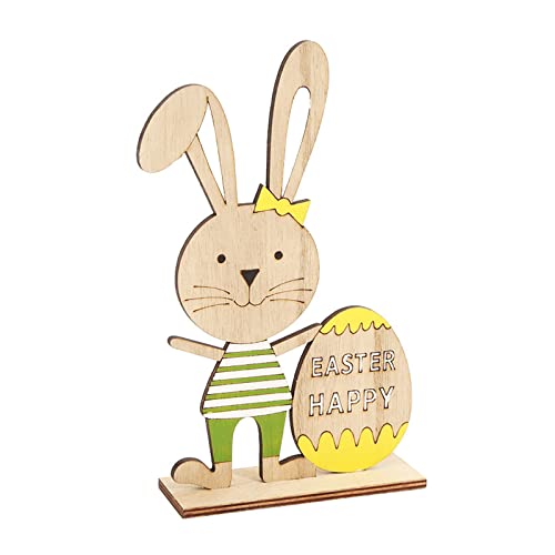 SELVFZ Frohe Osterschmuck Holz Hasen Eier Karotten Handwerk Desktop Ornamente Holz Ornament SELVFZ Frohe Osterschmuck Holz Hasen Eier Karotten Handwerk Desktop Ornamente Holz Ornament von SELVFZ