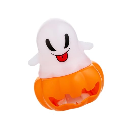 SELVFZ Ghostly Night Lampe Halloween Geisterlosen LED Nachtlicht Leuchtende Kürbisse Mit Flammenlosen Kerzen Für Urlaubsdekorationen Leuchtet Kerzenlichter von SELVFZ