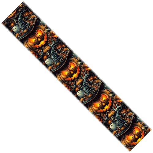 SELVFZ Halloween Tischläufer Spiderweb Schädelmuster Tisch Cover Für Horror Party Dekorationen Indoor Outdoor Verwenden Sie Halloween Party Dekorationen SELVFZ Halloween Tischläufer Spiderweb Schädelmuster Tisch Cover Für Horror Party Dekorationen Indoor Outdoor Verwenden Sie Halloween Party Dekorationen von SELVFZ