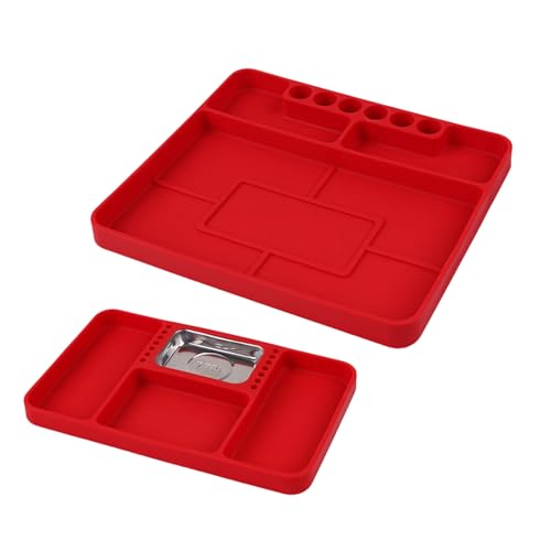 SELVFZ Magnetische Silikonwerkzeug Organisatoren Tablett Mit Wärmefestigkeit Und Antislip Funktionen Perfekt Für Techniker Reparaturarbeiter SELVFZ Magnetische Silikonwerkzeug Organisatoren Tablett Mit Wärmefestigkeit Und Antislip Funktionen Perfekt Für Techniker Reparaturarbeiter von SELVFZ
