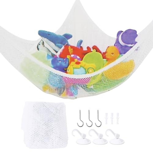 SELVFZ Mesh Net Toy Toy Hängematte Eckgefüllte Tiere Spielzeug Kinder Baby Hängen Aufbewahrungsorganisator 2 Größen von SELVFZ