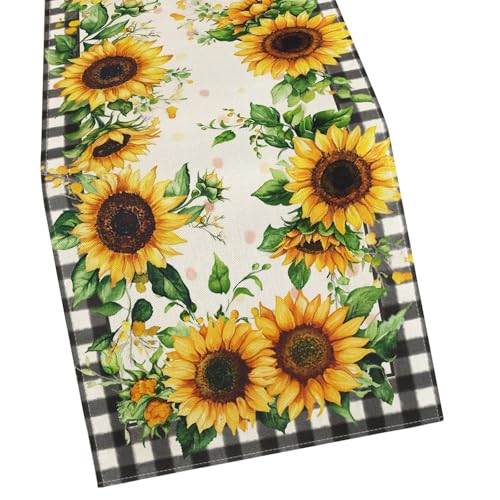 SELVFZ Multisize Waschblumen Tischabdeckung Robustes Stoffbuffet Party Kernstück Design Rustik Home Dekoration Tischdecke von SELVFZ