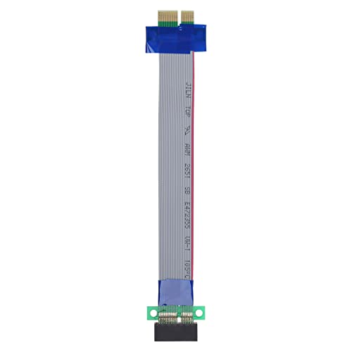 SELVFZ PCI E Verlängerungskabel 1x PCIe PCI Für Express Grafikkartenkabel Steigeradapter Flexible Ribbon Kabel 19cm von SELVFZ