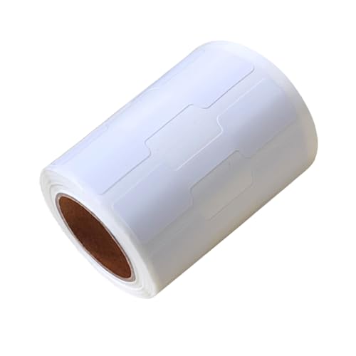 SELVFZ Packung 500 Schmuckaufkleber Etiketten Kraftpapier Ohrringe Eindrückungsaufkleber Tränenresistent Lavenförmige Etikett Klebstoff Etiketten Für Schmuck von SELVFZ