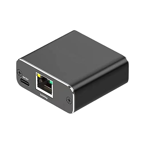RJ45 Ethernet Splitter RJ45 Adapteranschluss Für CAT5/CAT5E/CAT6/CAT7 Kabel IPTV Internet Router von SELVFZ
