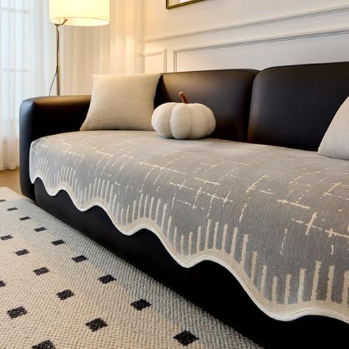 SELVFZ Schlupffestes Wohnzimmerkissen Weiche Chenilles Materialien Luftstränge Konstruktionen Lebendiger Hausdekoration Einfache Wartung Chenilles Sofa Pad von SELVFZ