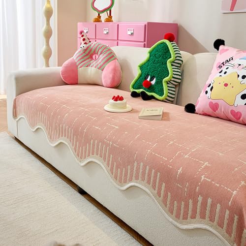 SELVFZ Schlupffestes Wohnzimmerkissen Weiche Chenilles Materialien Luftstränge Konstruktionen Lebendiger Hausdekoration Einfache Wartung Chenilles Sofa Pad von SELVFZ