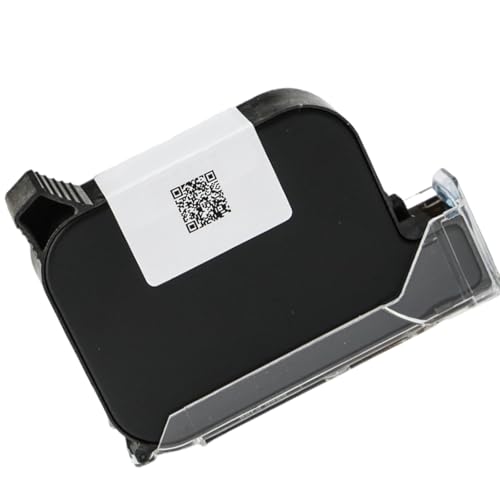 SELVFZ Schnelltrocknende Tintenpatrone für Hand-Tintenstrahldrucker, funktioniert auf Papier, Stoff, Holz, Keramik, Glas, QR-Code, Chargennummer SELVFZ Schnelltrocknende Tintenpatrone für Hand-Tintenstrahldrucker, funktioniert auf Papier, Stoff, Holz, Keramik, Glas, QR-Code, Chargennummer von SELVFZ