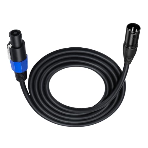 SELVFZ Speakon Mit XLR Kabel Speak On Männchen Zu XLR Männlichen Stufe Mikrofondraht Mit Twist Lock 3Pin Verlängerungskabel 1 8-m Lautsprecher Anschlusskabel Zum Anschließen Von Lautsprecherabtastern SELVFZ Speakon Mit XLR Kabel Speak On Männchen Zu XLR Männlichen Stufe Mikrofondraht Mit Twist Lock 3Pin Verlängerungskabel 1 8-m Lautsprecher Anschlusskabel Zum Anschließen Von Lautsprecherabtastern von SELVFZ