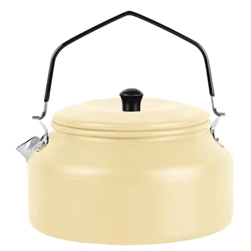 SELVFZ Tragbare Teekannen Aluminiumcamp Teas Kaffeetöpfe Outdoor Wanderkessel Campingkessel Wärme Wasserteas Töpfe von SELVFZ
