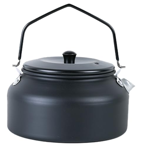 SELVFZ Tragbare Teekannen Aluminiumcamp Teas Kaffeetöpfe Outdoor Wanderkessel Campingkessel Wärme Wasserteas Töpfe von SELVFZ