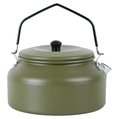SELVFZ Tragbare Teekannen Aluminiumcamp Teas Kaffeetöpfe Outdoor Wanderkessel Campingkessel Wärme Wasserteas Töpfe von SELVFZ