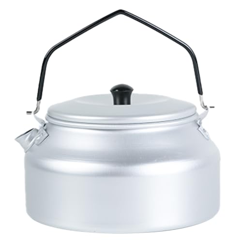 SELVFZ Tragbare Teekannen Aluminiumcamp Teas Kaffeetöpfe Outdoor Wanderkessel Campingkessel Wärme Wasserteas Töpfe von SELVFZ