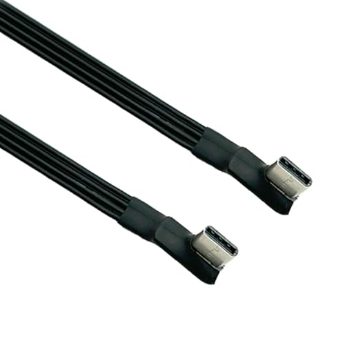 SELVFZ USB 2.0 USB C Zu USB C Männlich Abgewinkeltes Flachkabel Für Datenübertragung Und Von FPC Kabel Für FPVS Festplattentelefon von SELVFZ