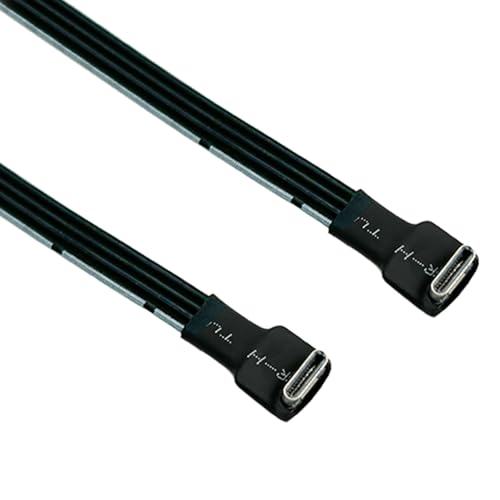 SELVFZ USB 2.0 USB C Zu USB C Männlich Abgewinkeltes Flachkabel Für Datenübertragung Und Von FPC Kabel Für FPVS Festplattentelefon von SELVFZ