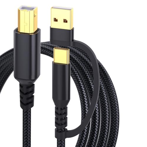 SELVFZ USB Typ C Druckerkabel Geflochten von SELVFZ
