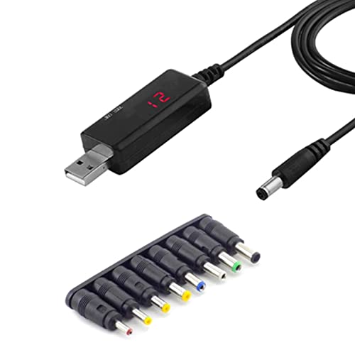 SELVFZ USB Zu 5V 9V 12 V Stromkabel Für Routerlautsprecher USB Zu Buchkabel Netzteilkabel Stecker Stecker Stecker Adapter SELVFZ USB Zu 5V 9V 12 V Stromkabel Für Routerlautsprecher USB Zu Buchkabel Netzteilkabel Stecker Stecker Stecker Adapter von SELVFZ