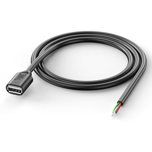 SELVFZ USB2.0 Daten Und Ladungskabel 4Pin Draht Zopfkabel 5v2a 480 Mbit/S von SELVFZ