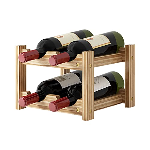 SELVFZ Vintage Holzweinkabine Schrankhalter Freiständige Halte Aufbewahrung Weinregale Home Kitchen Gadgets Holzweinhalter Ständer von SELVFZ
