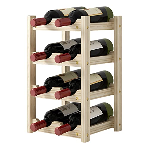 SELVFZ Vintage Holzweinkabine Schrankhalter Freiständige Halte Aufbewahrung Weinregale Home Kitchen Gadgets Holzweinhalter Ständer von SELVFZ
