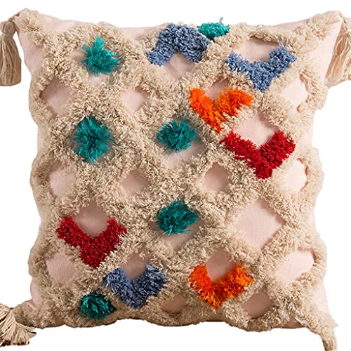 SELVFZ Webde Tufted Multicolor Kissen Für Gehäuse Tassels Textured Cove SELVFZ Webde Tufted Multicolor Kissen Für Gehäuse Tassels Textured Cove von SELVFZ