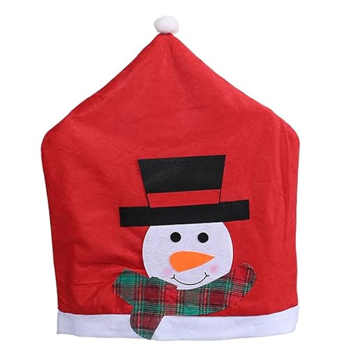 SELVFZ Weihnachtsstuhlabdeckungen Santa Snowman Elch Stuhl Rückenabdeckung Waschbar Esszimmer Stuhl Protektor Festival Home Decorations Stuhl Rückenabdeckung SELVFZ Weihnachtsstuhlabdeckungen Santa Snowman Elch Stuhl Rückenabdeckung Waschbar Esszimmer Stuhl Protektor Festival Home Decorations Stuhl Rückenabdeckung von SELVFZ