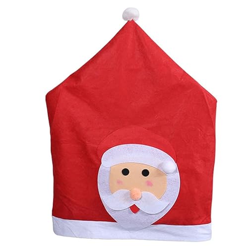 SELVFZ Weihnachtsstuhlabdeckungen Santa Snowman Elch Stuhl Rückenabdeckung Waschbar Esszimmer Stuhl Protektor Festival Home Decorations Stuhl Rückenabdeckung SELVFZ Weihnachtsstuhlabdeckungen Santa Snowman Elch Stuhl Rückenabdeckung Waschbar Esszimmer Stuhl Protektor Festival Home Decorations Stuhl Rückenabdeckung von SELVFZ